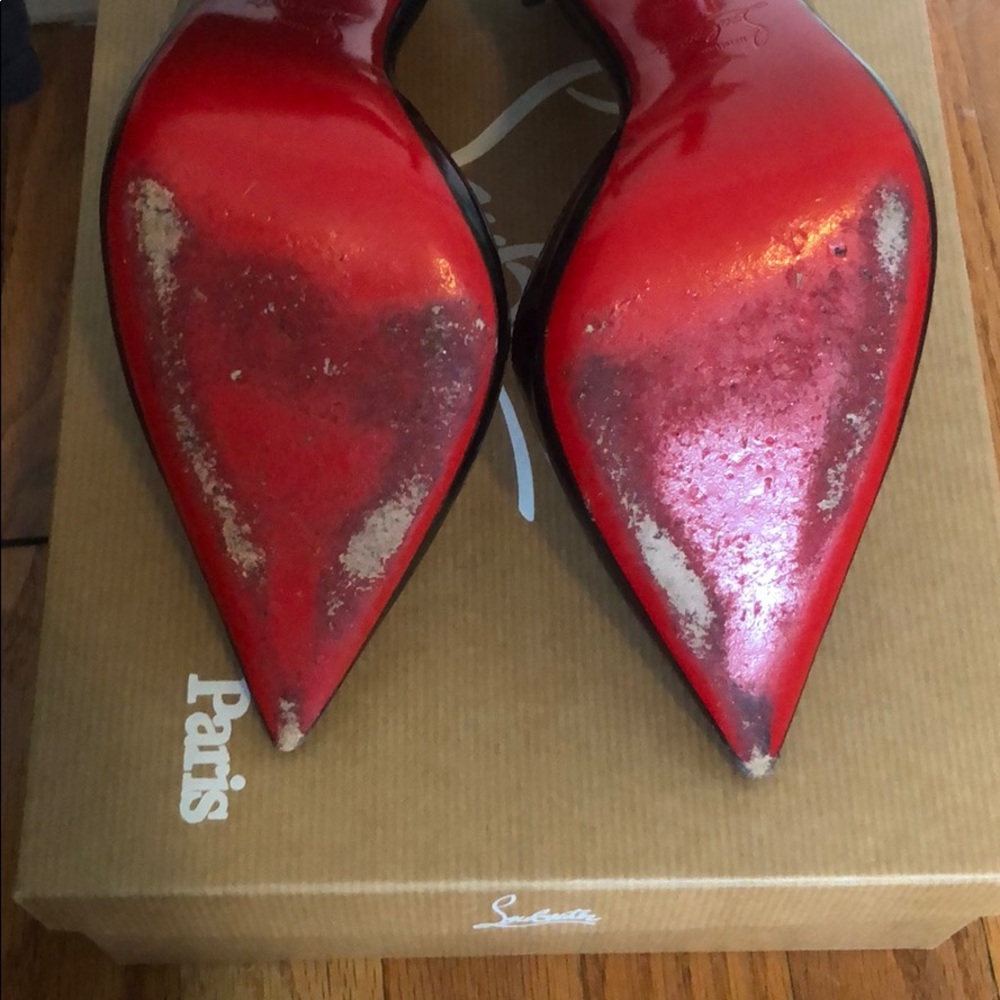 Christian Louboutin Iridescent Black Heels - Picture 5 of 7